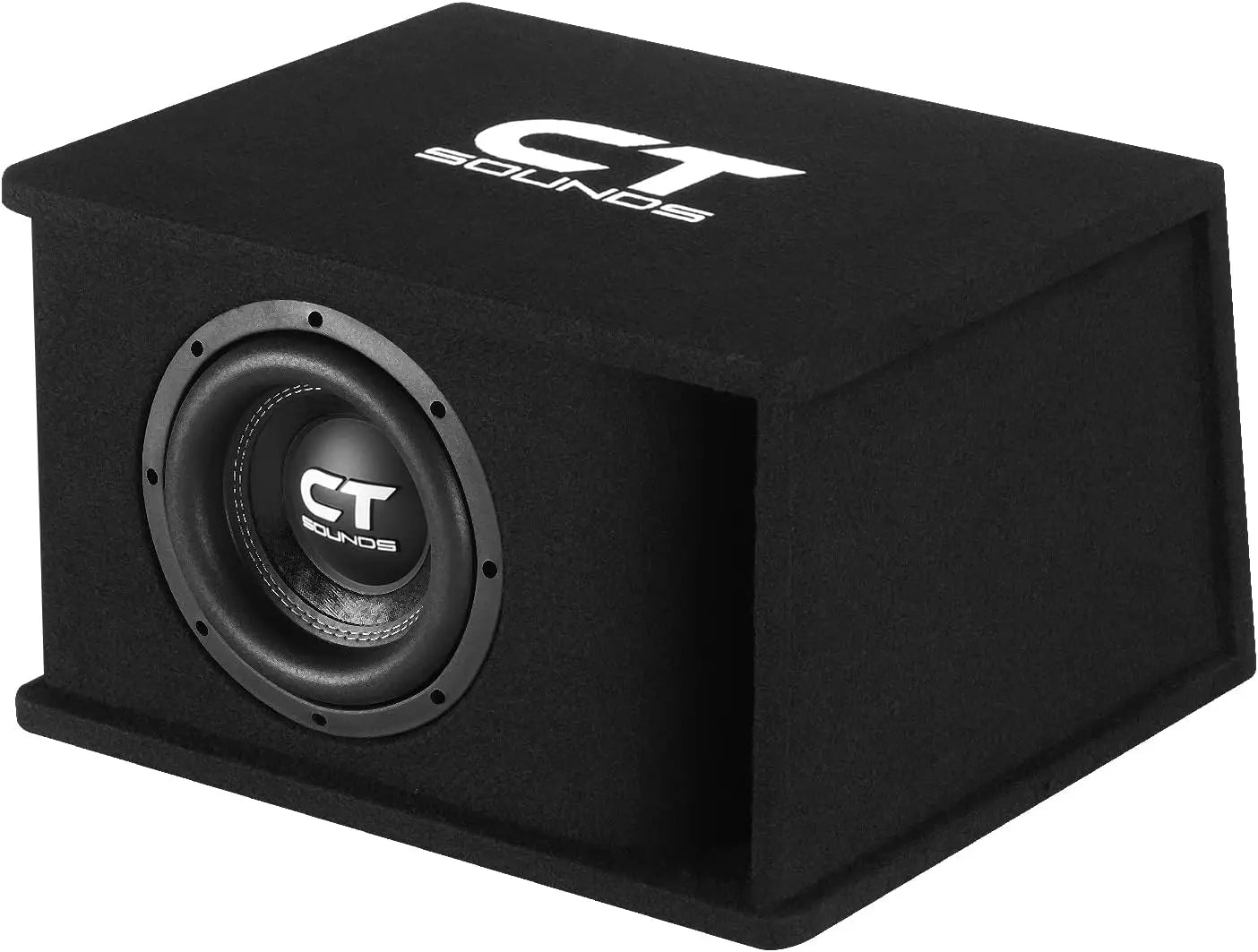 Single 8” 800W Loaded Tropo Series Ported Car Subwoofer Box - TROPO-1X8D2