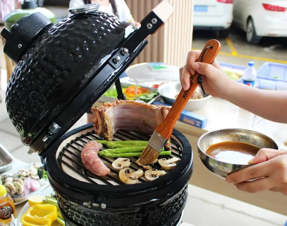 Auplex Factory Direct Sales Kitchen Smoker Barbecue 13 To 29 Inch Outdoor Ceramic Asador Kamado Charcoal Grills Bbq