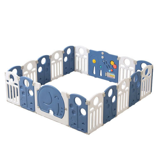 Kids and Toddlers' Playpen,Kids Activity Center Safety Play Yard for Indoor&Outdoor,Portable,Plastic