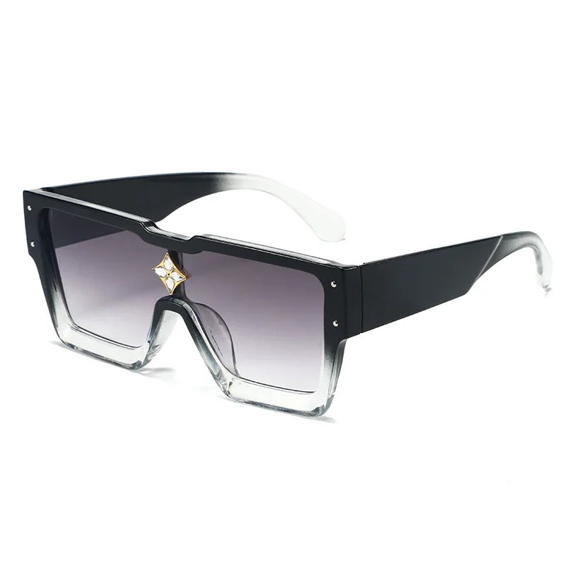 Millionaire Sunglasses For Men Vintage Square Fashion Glasses Luxury Retro Sunglasses Women Trending Punk