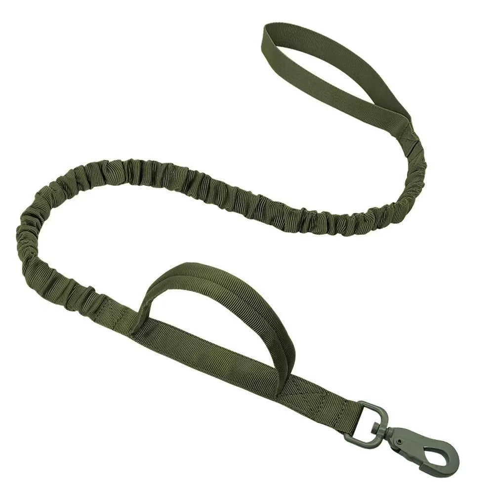 Big Dog Harness Vest Breathable Easy Handle Tactics Dog Collar Medium Strong Nylon Elastic Pet Dog Leash