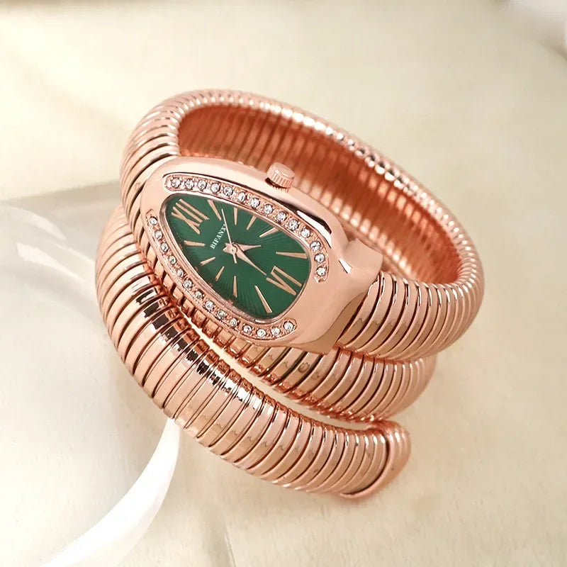 High-quality Luxury Women Quartz Watch Bracelet Stainless Steel Wristwatch Fashion Gold Ladies Watches Clock Relógio Feminino