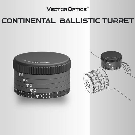Vector Optics Continental Hunting X6 and X8 Hunting Series Hunting Scope Ballistic Turret Aluminum Alloy Self-assembled