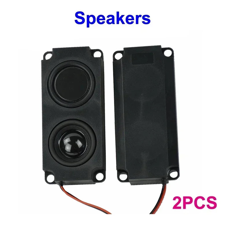 20W Stereo 2.0 20W Portable Audio Speaker DIY Home Full Range Theater Subwoofer Race Track Speakers HiFi System TV AUX Pair