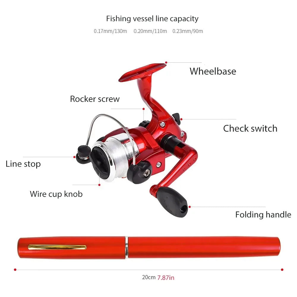 Fish Rod Goods Tackle Reel Telescopic Pole Tools Accessaries Rods for Fishing Accessories Poles Material Things Articles Sports