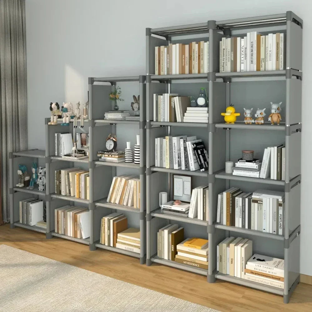 Simple Bookshelf Storage Rack Floor Standing Desk Bookshelf Simple Modern Student Storage Rack Storage Combination Cabinet
