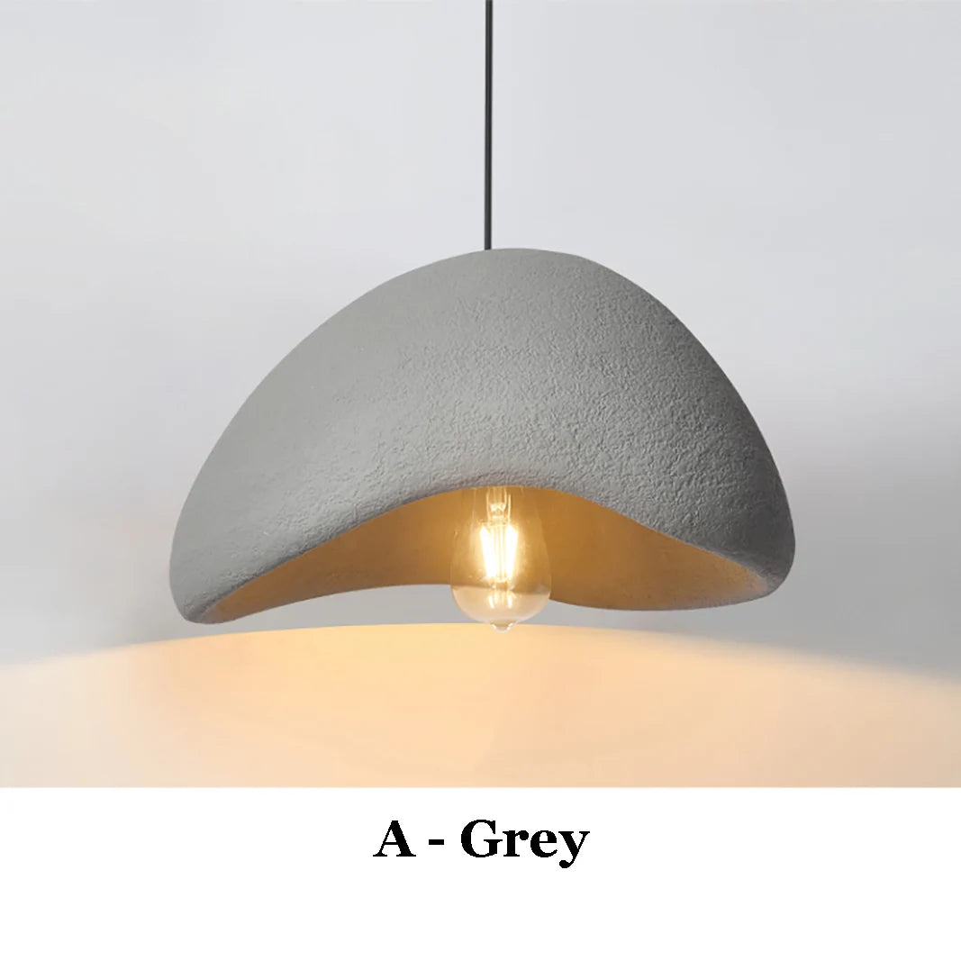 Japanese Wabi Sabi Chandelier Modern LED Pendant Light for Dining Living Room Bedroom Bar Designer Homestay E27 Hanghing Lamp