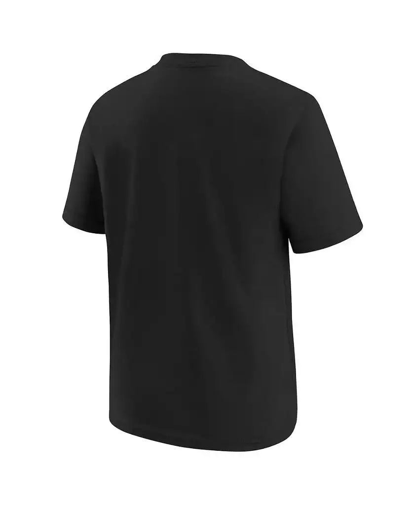 Nike | Big Boys Black San Francisco 49ers Super Bowl LVIII Team Logo Lockup T-shirt