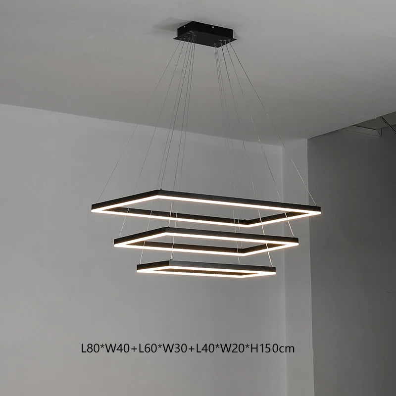 Living room pendant lamp 2024 new simple modern atmosphere hall main lamp Nordic creative designer restaurant lamp