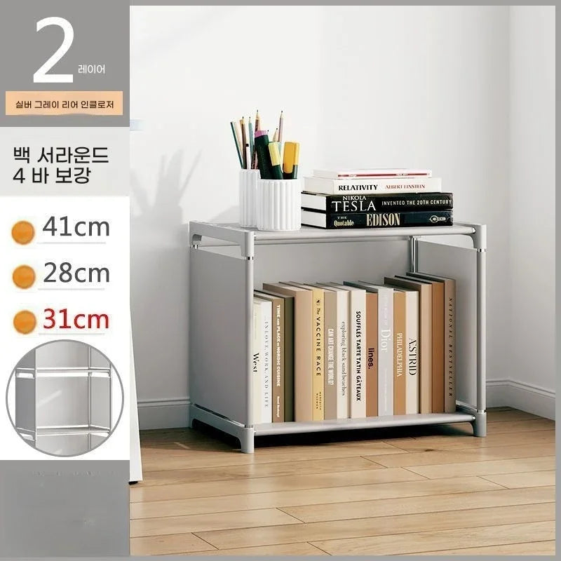 Simple Bookshelf Multi-Layer Bookcase Square Storage Shelf Easy Assembly Bookcase Living Room And Study Bedroom Storage Shelf ﻿