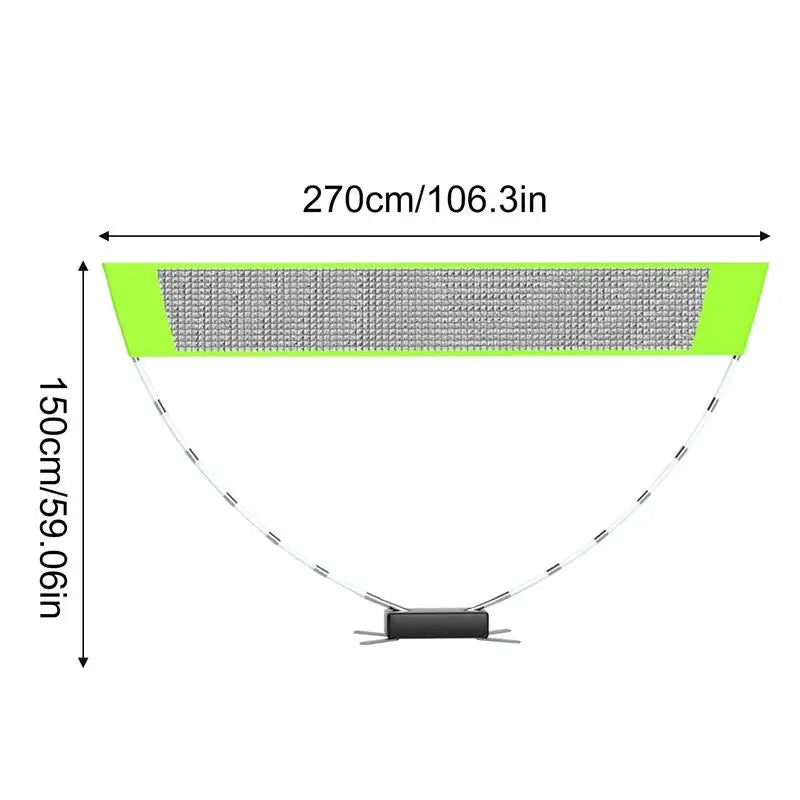 Volleyball Badminton Net Backyard Outdoor Badminton Net Sturdy Weatherproof Portable Equipment Outdoor Games Accessories For