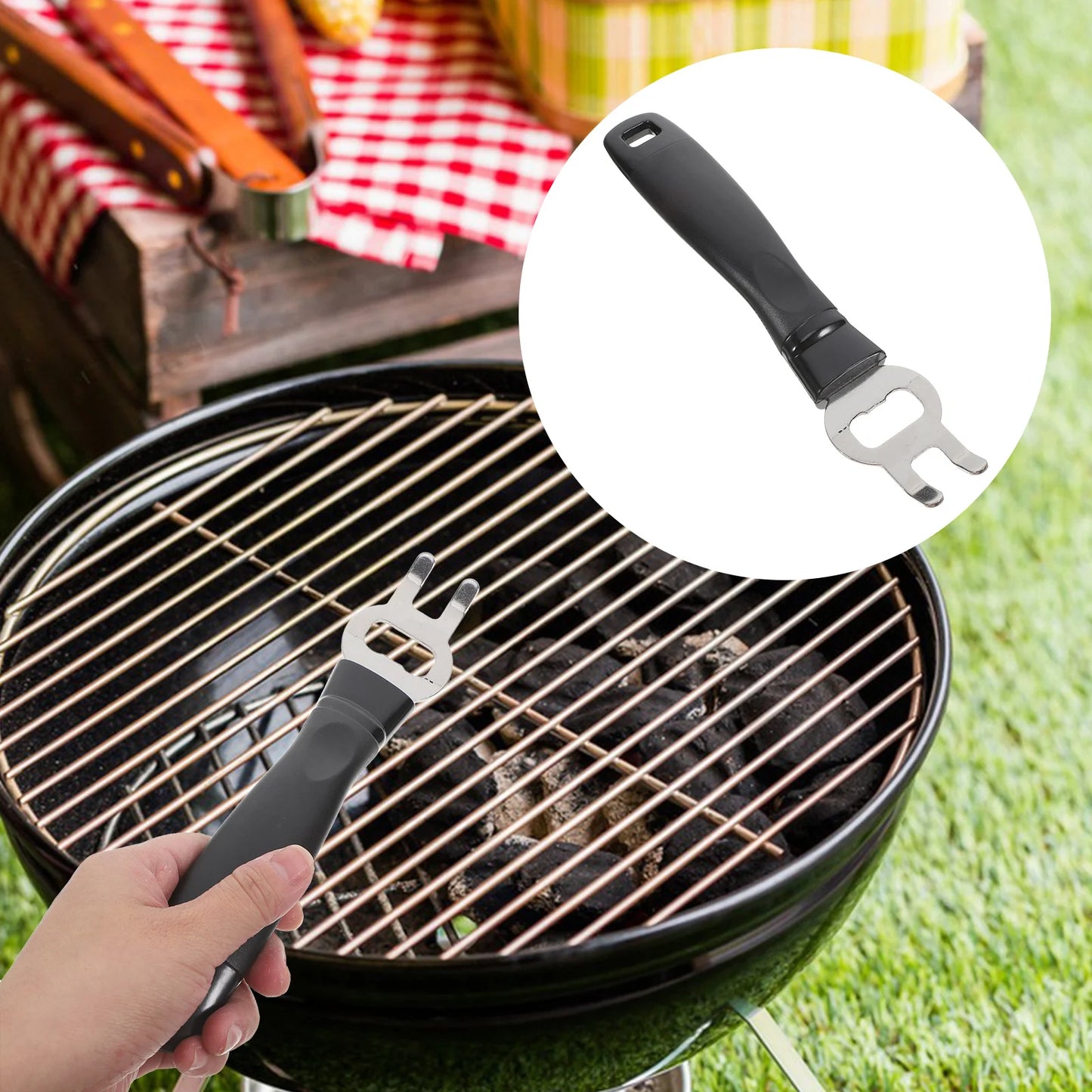 Barbecue Tool Stainless Steel Kitchen Utensil Steak Clamps Cooking Tools Fire Tongs Outdoor Toast Clip Grill Clamp Metal Grate