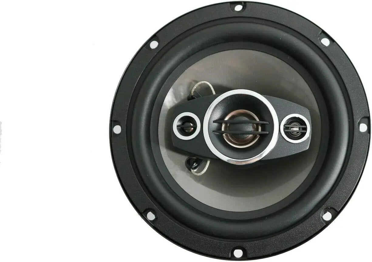 4X AB-630 800W 6.5' Coaxial Car Speakers with 2x15 Piezo Tweeters, 65-20000 Hz
