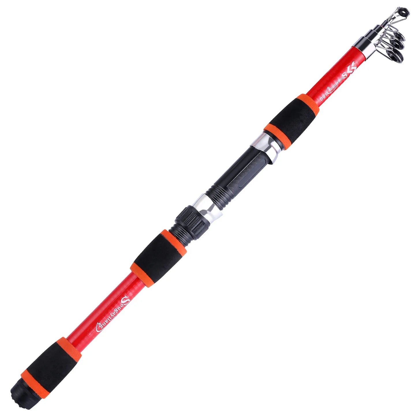 Sougayilang 1.8M  Spinning Fishing Rod M Power Telescopic Rock Fishing Rod Carp Feeder Rod Surf Spinning Rod