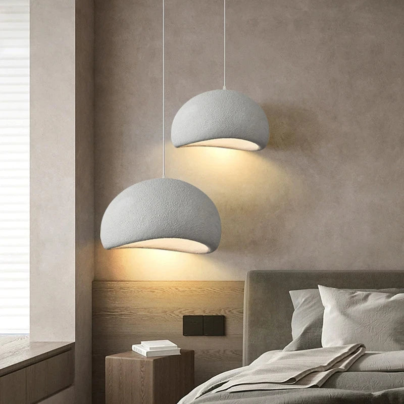 Nordic Wabi Sabi pendant light Modern LED Ceiling Chandeliers Hanging Lamp for Living Room Dining Bedroom Bar Home Decor Fixture