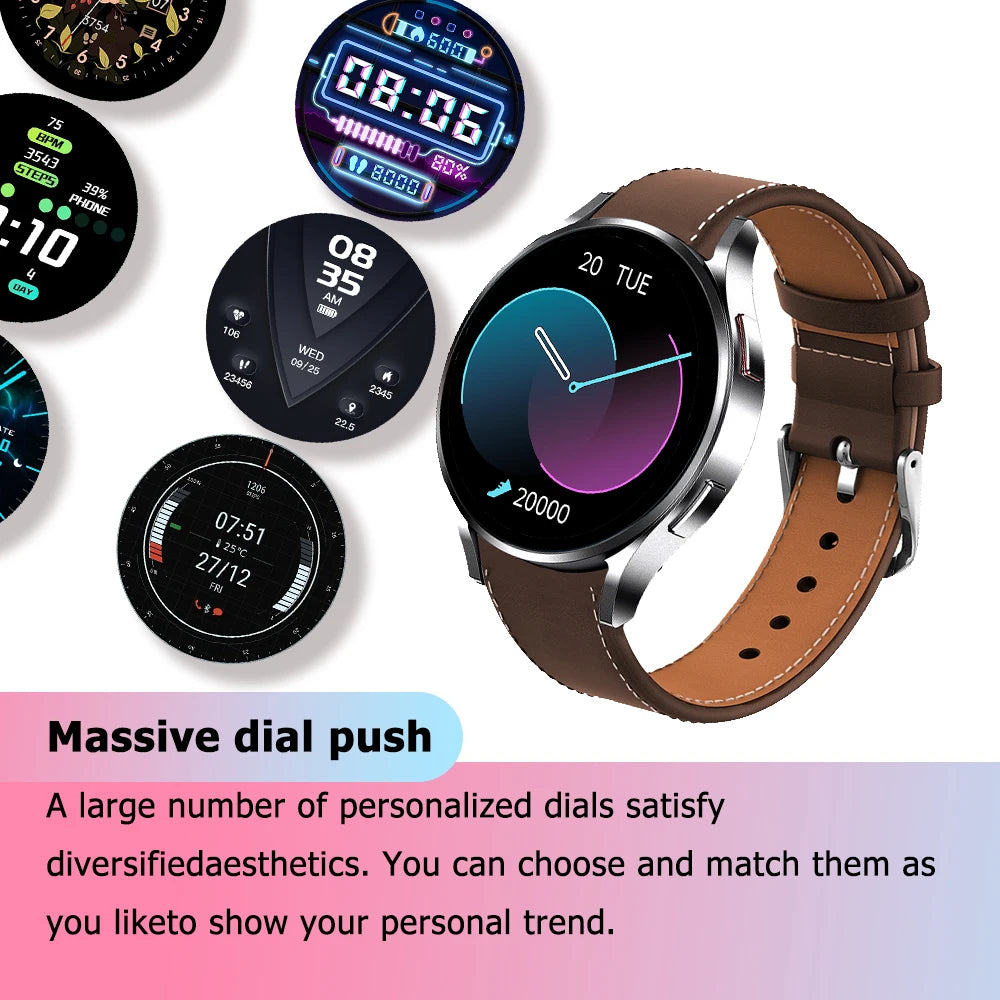 Business Watch Men 1.32” Inch 128*160 Health Monitoring Notifications Bluetooth Call Alarm Clock Smartwatch Women Multifunction