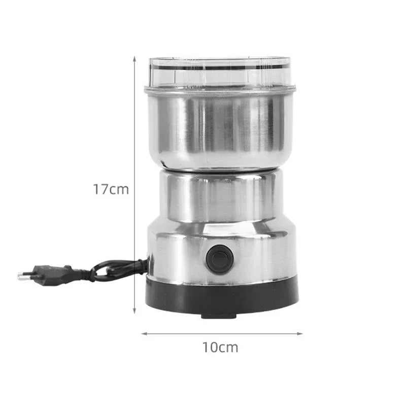 Food Coffee Grinder Electric Portabl Household Pepper Legumes Bean Grinding Machine Stainless Kitchen Grain Chopper Tool