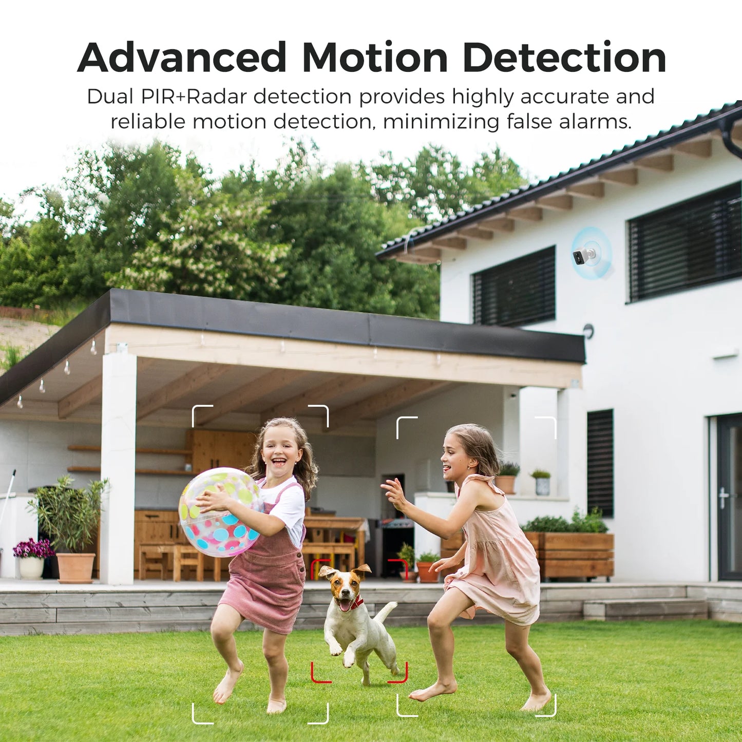 LNDU Security CL01 SoloCam Wireless Battery Camera 5200mAh Outdoor 4K Resolution Wireless Wi-Fi Camera 180 days security protect