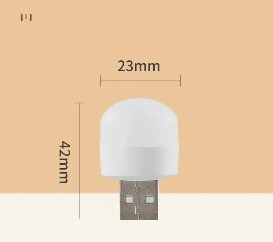 1-50pcs Mini USB Night Lights Warm White Eye Protection Book Reading Light PC Mobile Power USB Plug LED Charging Lamps Wholesale