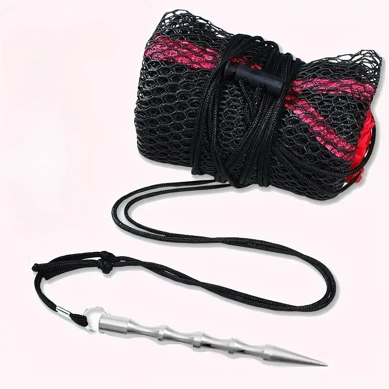 Portable Wild Fishing Mouth Guard Mesh Oxford Fabric Mini Fish Guard Mesh Bag Fishing Equipment