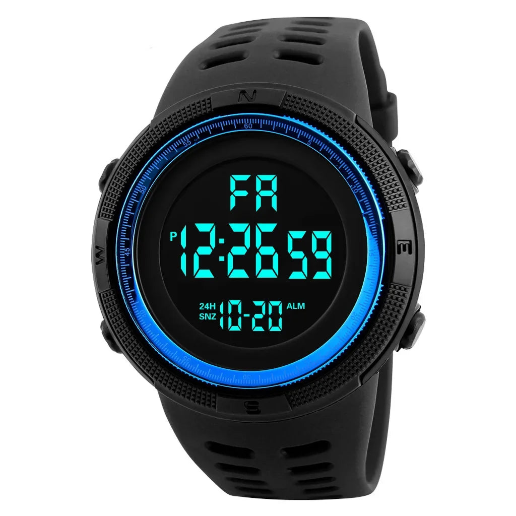YIKAZE X01 Men's Digital Watches Multifunction Military Men Sports Wristwatch Sweatproof Luminous  Man Student Electronic Watch