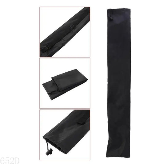 AP29 Portable Black Trekking Carrying Bag Storage Bag Drawstring Bag for Walking Hiking Poles Travel for Cas