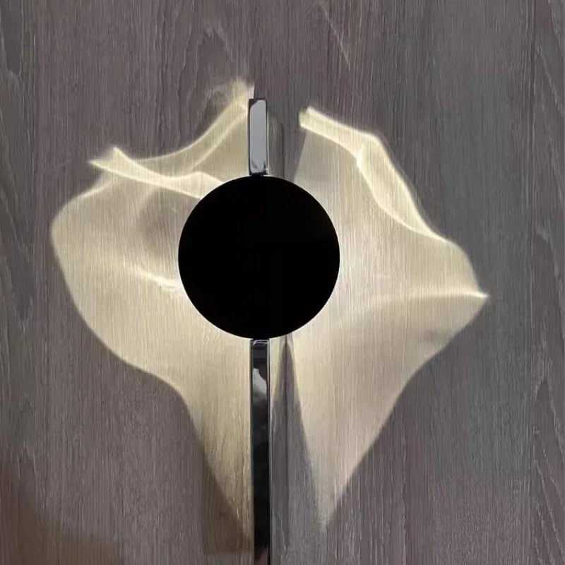 Postmodern Rotatable Creative Water Ripple Entrance Background Wall Light Bedroom Bedside Living Room Atmosphere Light