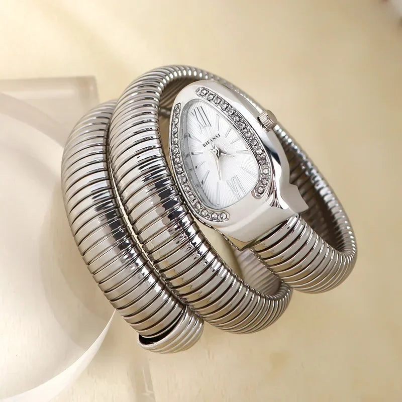 High-quality Luxury Women Quartz Watch Bracelet Stainless Steel Wristwatch Fashion Gold Ladies Watches Clock Relógio Feminino