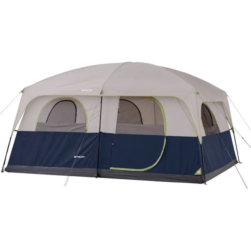 2025 New 14' X 10' Family Cabin Tent, Sleeps 10, 13.5 lbs