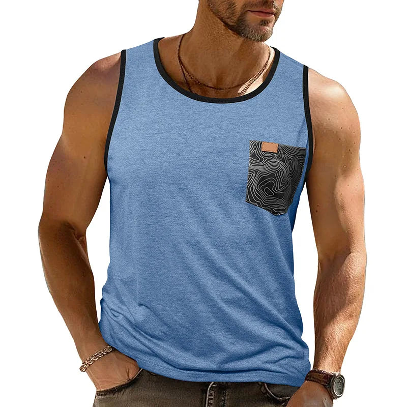 Men s Sleeveless Crew Neck Tank Top for Workouts and Casual Wear - Stay Cool and Stylish All Year Round with this Versatile