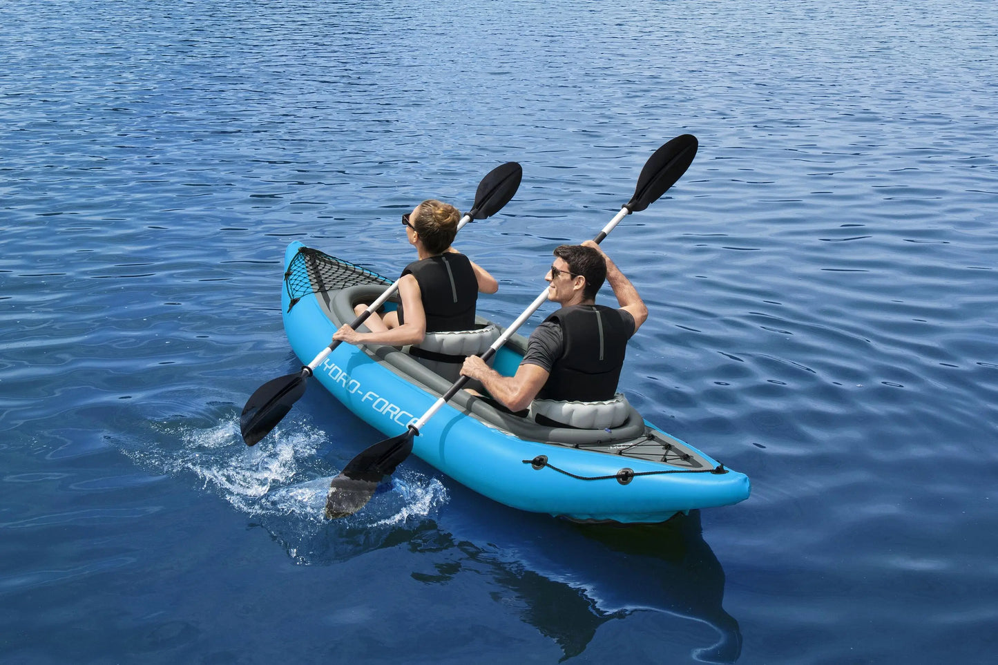 65131 size 3.31 m x 88 cm Hydro-Force X2 Kayak Folding Portable Inflatable Two-Person Kayak Set rowing Fishing boat