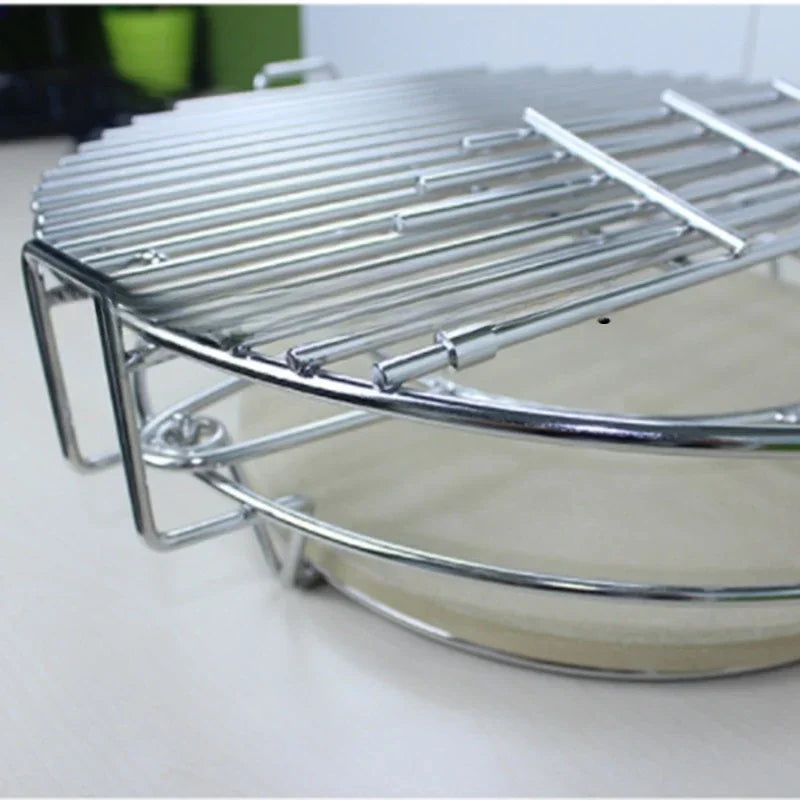 Divide and Conquer Cooking System for 18 Inch Round Kamado BBQ Grill Accessories