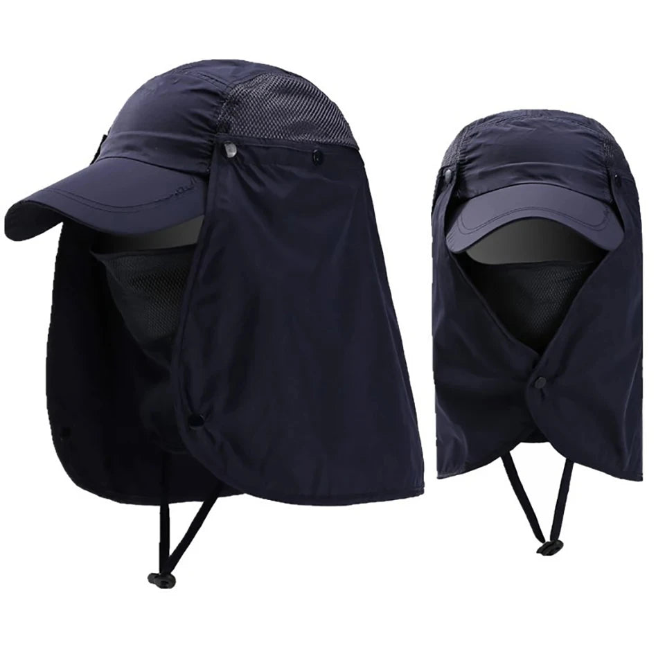 Hunting Camping Hiking Fishing Hats Outdoor UV protection Sun Protection Breathable Caps Full Head Quick-dry Headwear Men Women