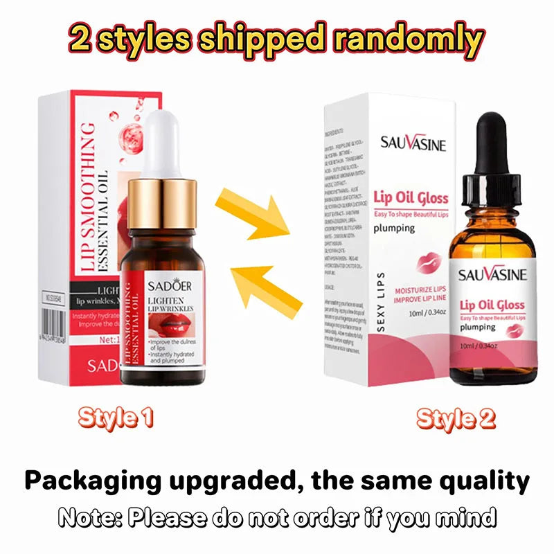 Lip Booster Plumping Serum Oil Hyaluronic Acid Moisturising Sexy Plumping Enhancer Stimulant Free Brightening Lightening Lines