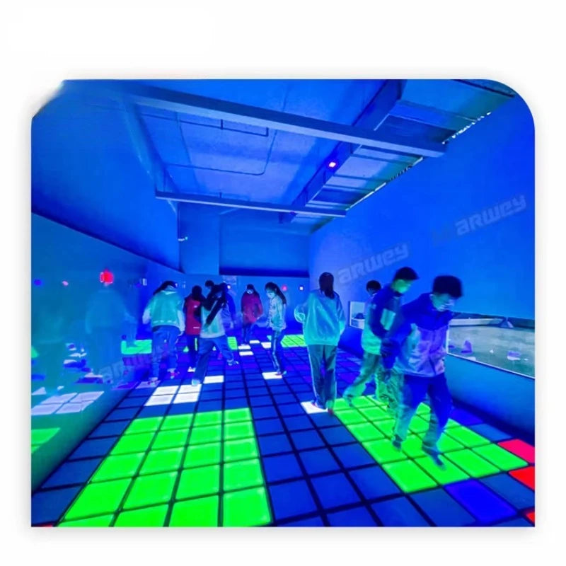 Popular Amusement Park Equipment Interactive Games Hopscotch Floor Games Indoor Immersive AR Kids Game Led Floor
