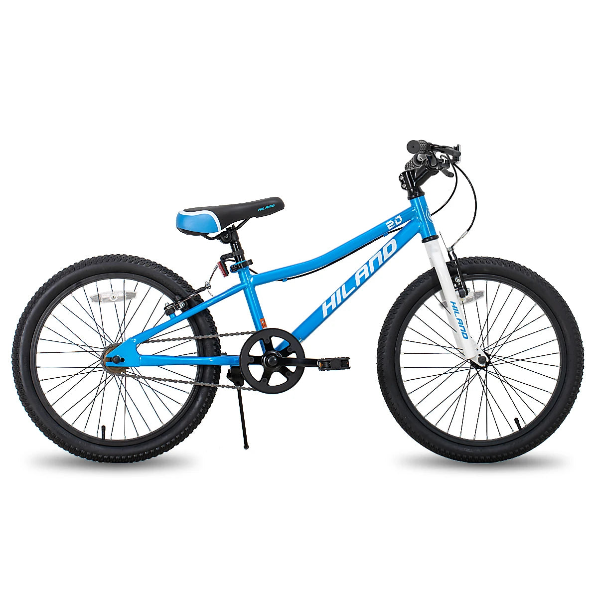 Hiland 20 Inch Kids Mountain Bike for Boys, Girls, Single Speed Kids Bicycles with Dual Handbrakes and Kickstand ﻿
