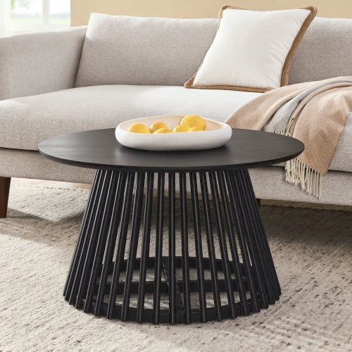 Modern Minimalist Coffee Table – Solid Wood Construction, Nordic Style, Simple and Elegant Design, Ideal for Living Room, Home