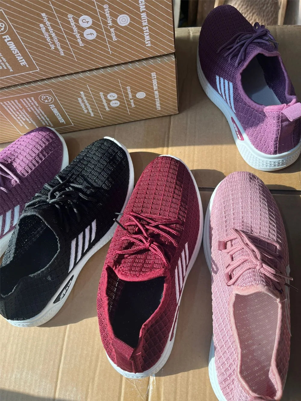 Comfortable Coconut Women's Casual Sports Shoes, Lightweight Breathable Soft-Soled Mesh Fashionable womens shoes women shoes