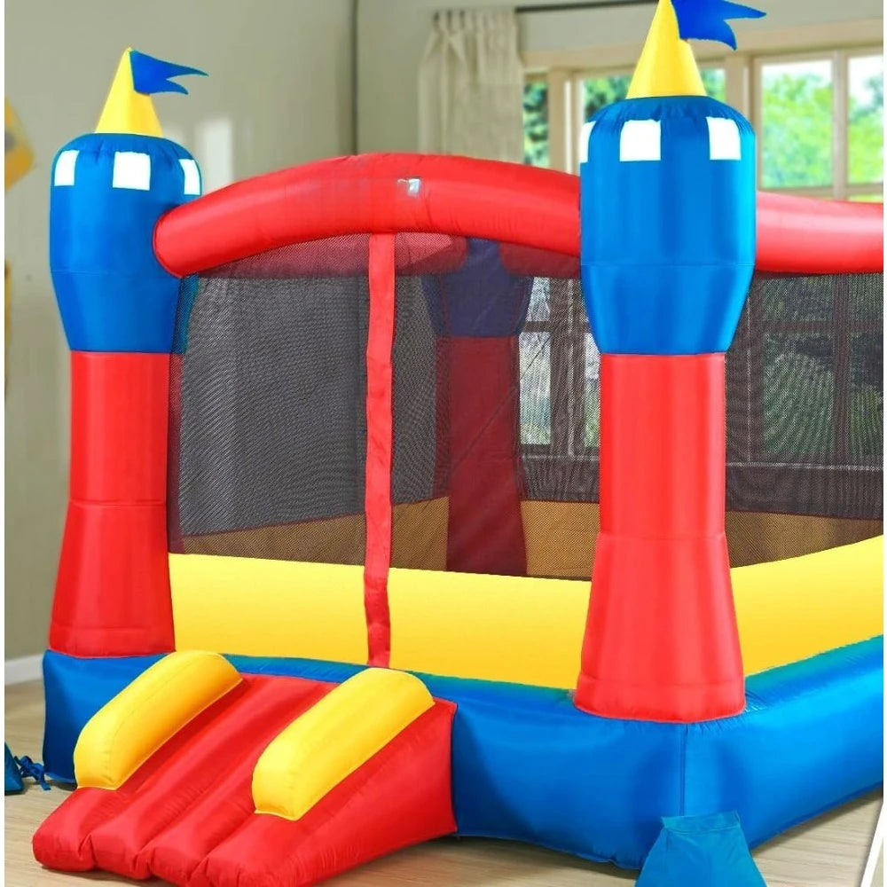 Inflatable Bounce House with Blower - Premium Quality - Indoor/Outdoor  Portable  Sets Up in Seconds