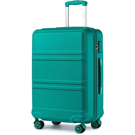 20'' Carry on Luggage Lightweight with Spinner Wheel TSA Lock Hardside Luggage Airline Approved Carry on Suitcase Turquoise