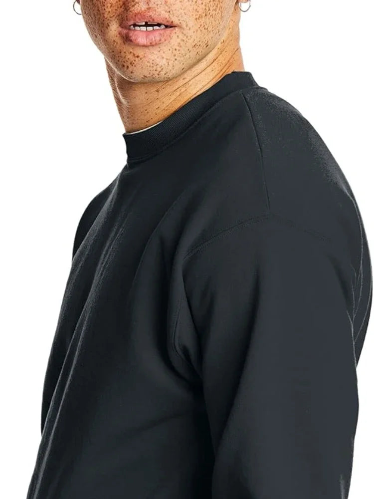 Fleece, Cotton-Blend Pullover, Crewneck Sweatshirt for Men (1 Or 2 Pack)