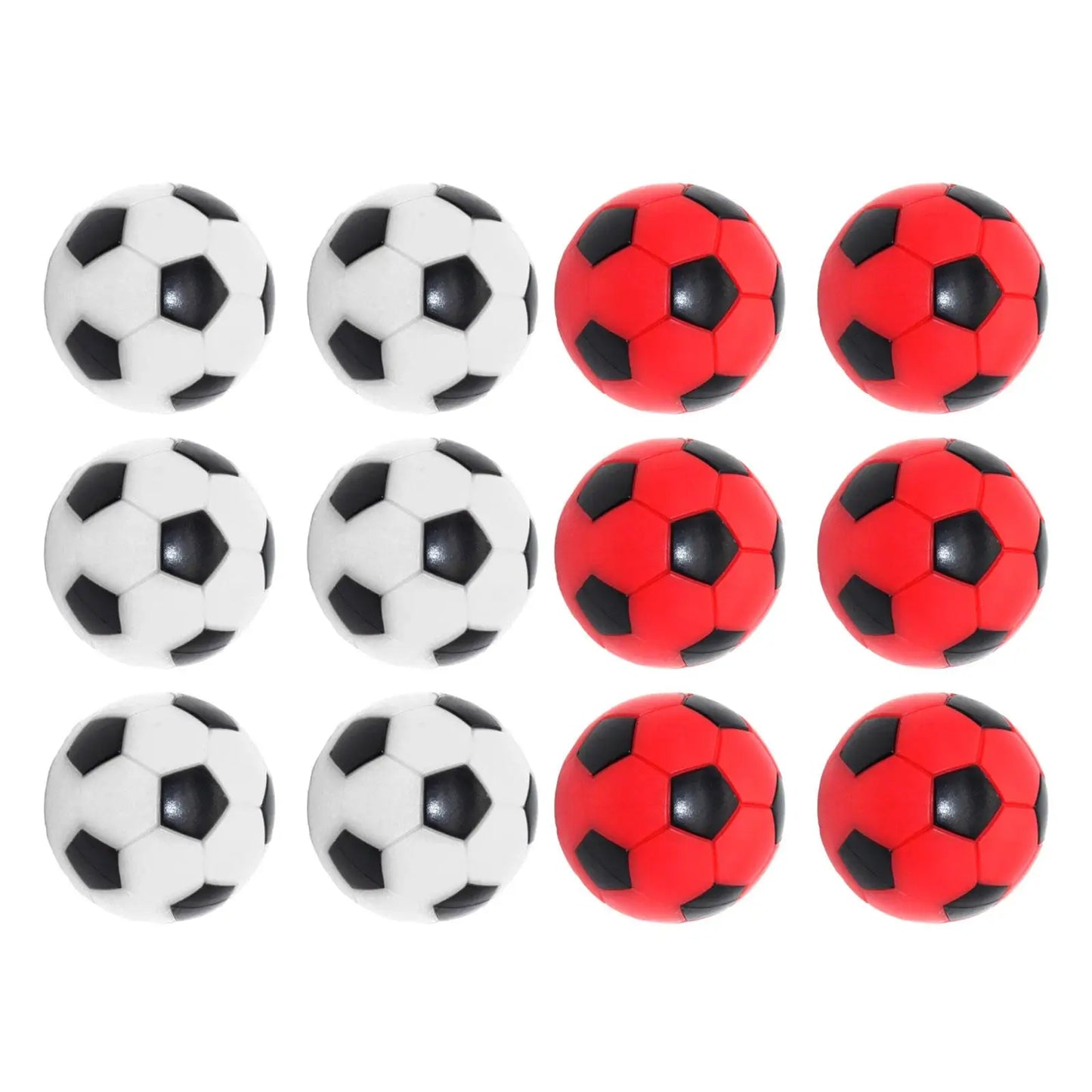12x Foosball Balls Soccer Table Game Balls for Match Toy Indoor Family Game