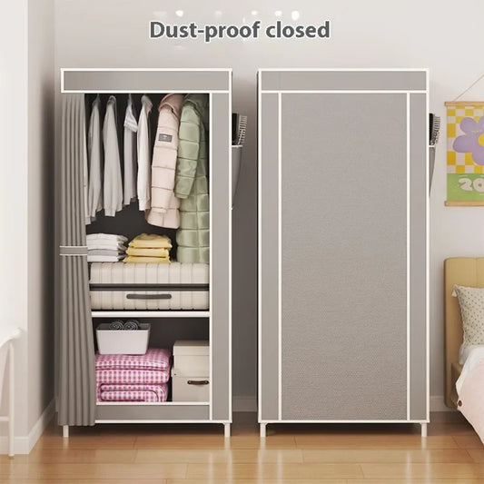 Cloth Wardrobe Enlarged Open Closets Simple Dustproof  Large Capacity Portable Folding Cupboard Organizer Clothing Storage Rack