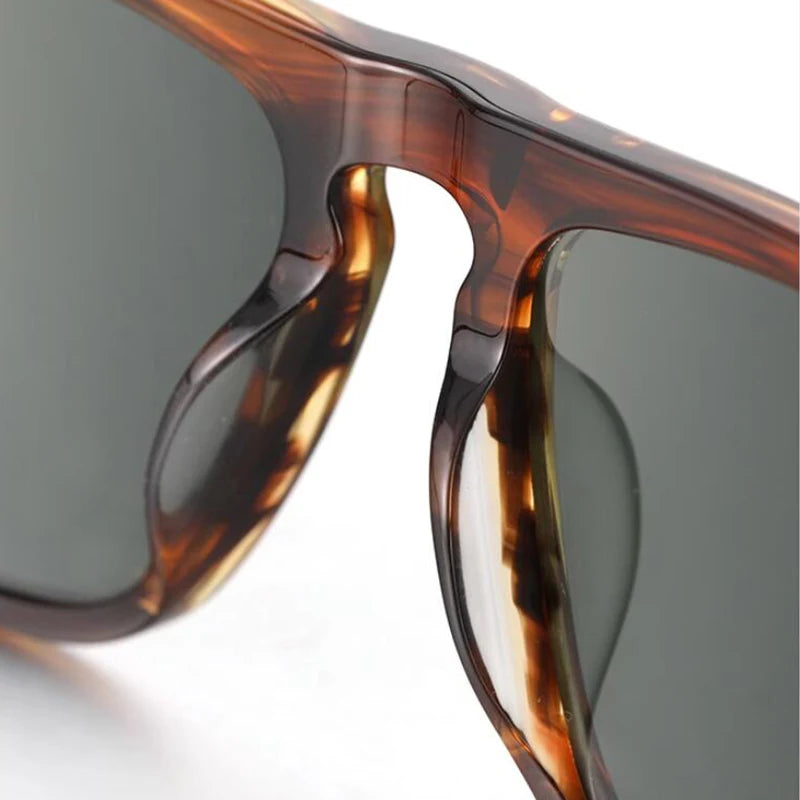 Vintage Designer Sunglasses for Women Fashion ov5189 Driving Transparent Acetate Retro Round Polarized Sun Glasses Men Sunglass