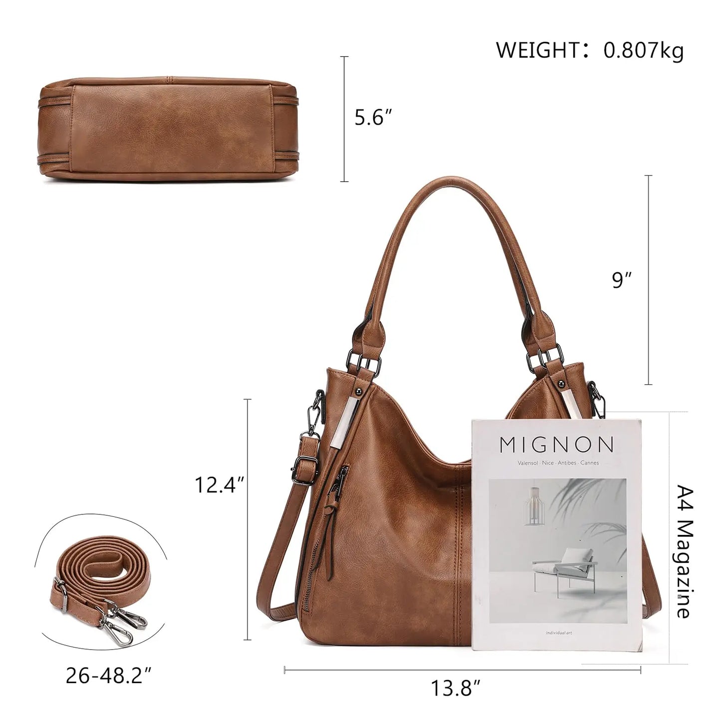 Large Purses for Women Shoulder Handbags Hobo Bags for Women