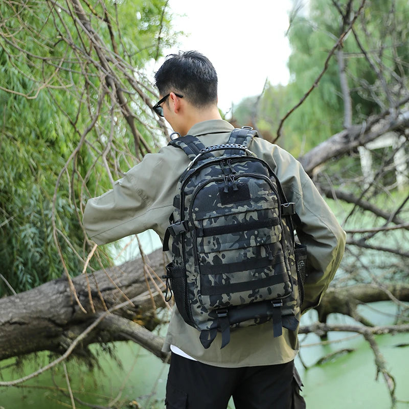 Large Capacity Hiking Backpack - Multiple Compartments for Outdoor Adventures, Camping and Traveling, Travel Backpack