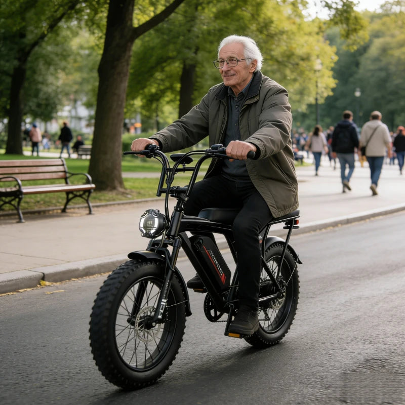 【Brand+】2000w Electric Bike,48v Aluminum Alloy 20inch Ebike, Adjustable Brake Seat,for Snowy Conditions Cycling Electric Bicycle