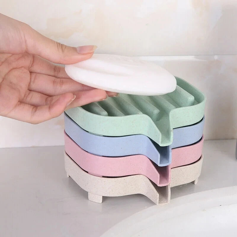 Bathroom soap box, soap holder, easy to clean, anti slip storage box, draining soap box tray, keep dry, storage and organizing s