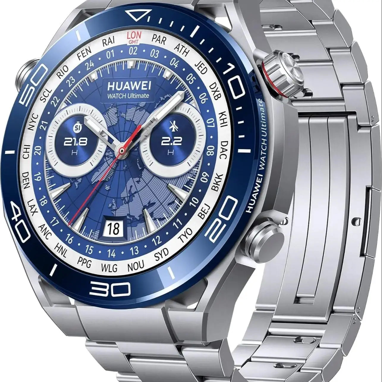 HUAWEI Watch Ultimate Smartwatch, 1.5" LTPO AMOLED Touch Display, Golf Course Mode, 100m Water Resistance, 2-Week Battery Life