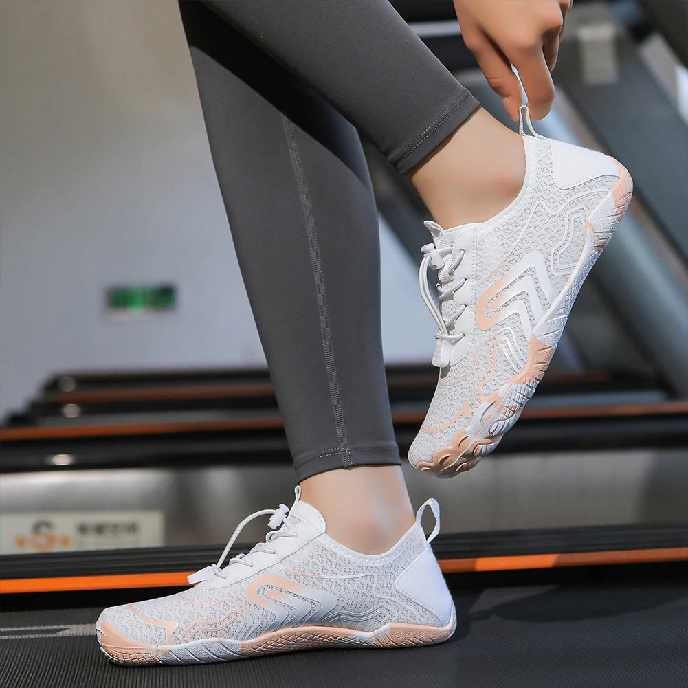 Unisex Water Shoes Barefoot Beach Shoes Quick Drying Breathable Gym Sneakers Ergonomic Casual Swimming Shoes for Men Women